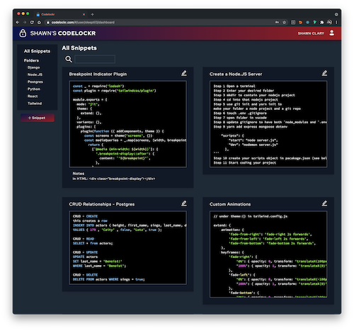 sample dashboard